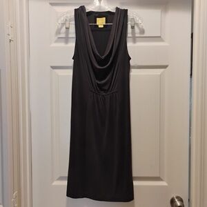 Anthropologie Maeve Black Cara Cowl Neck Dress Size XS